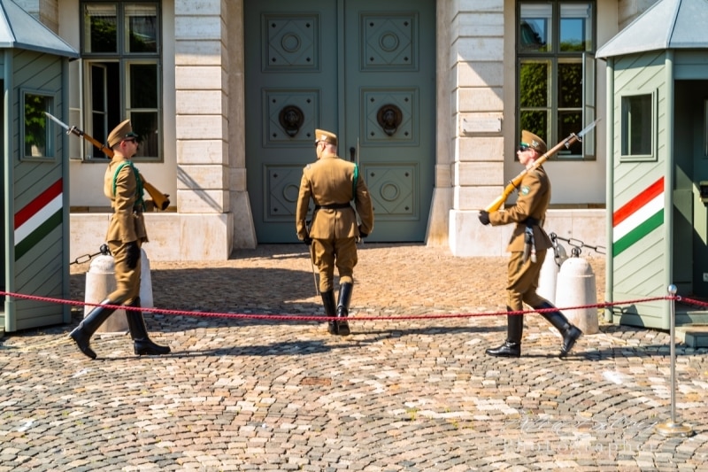 Presidential changing of the guard, Budapest, 2018