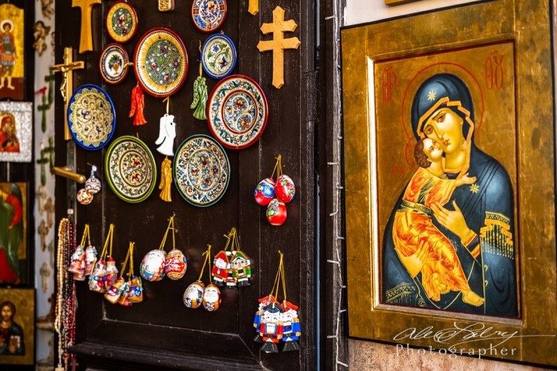 Religious artifacts, Budapest, 2018