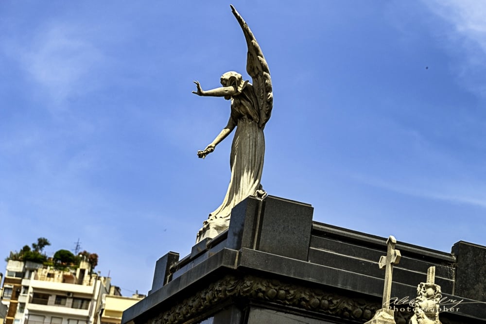 Cemetery statue, Buenos Aires