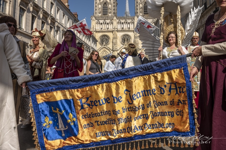 Parading with the Fete,  Orleans, France, 2018