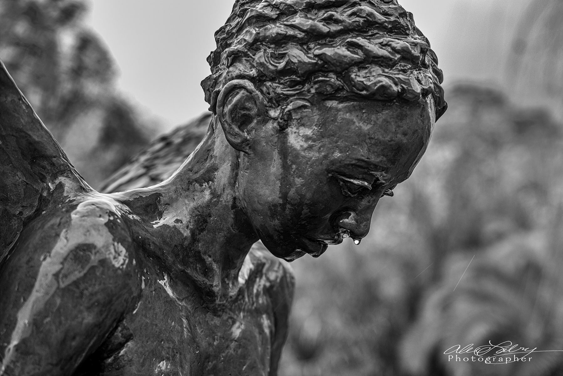 Statue of Slave Girl, Edgar, LA, 2015