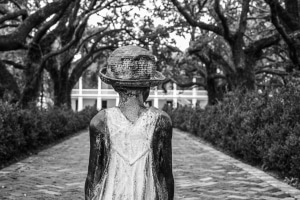 Statue of Slave Girl, Whitney Plantation, Louisiana 2022