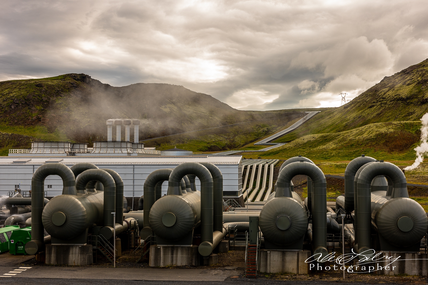 Thermal Generator Iceland near Reykjavík