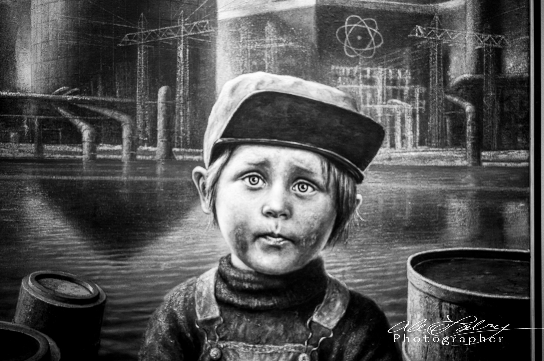 Child in Polluted Environment, National Museum, Oslo, Norway