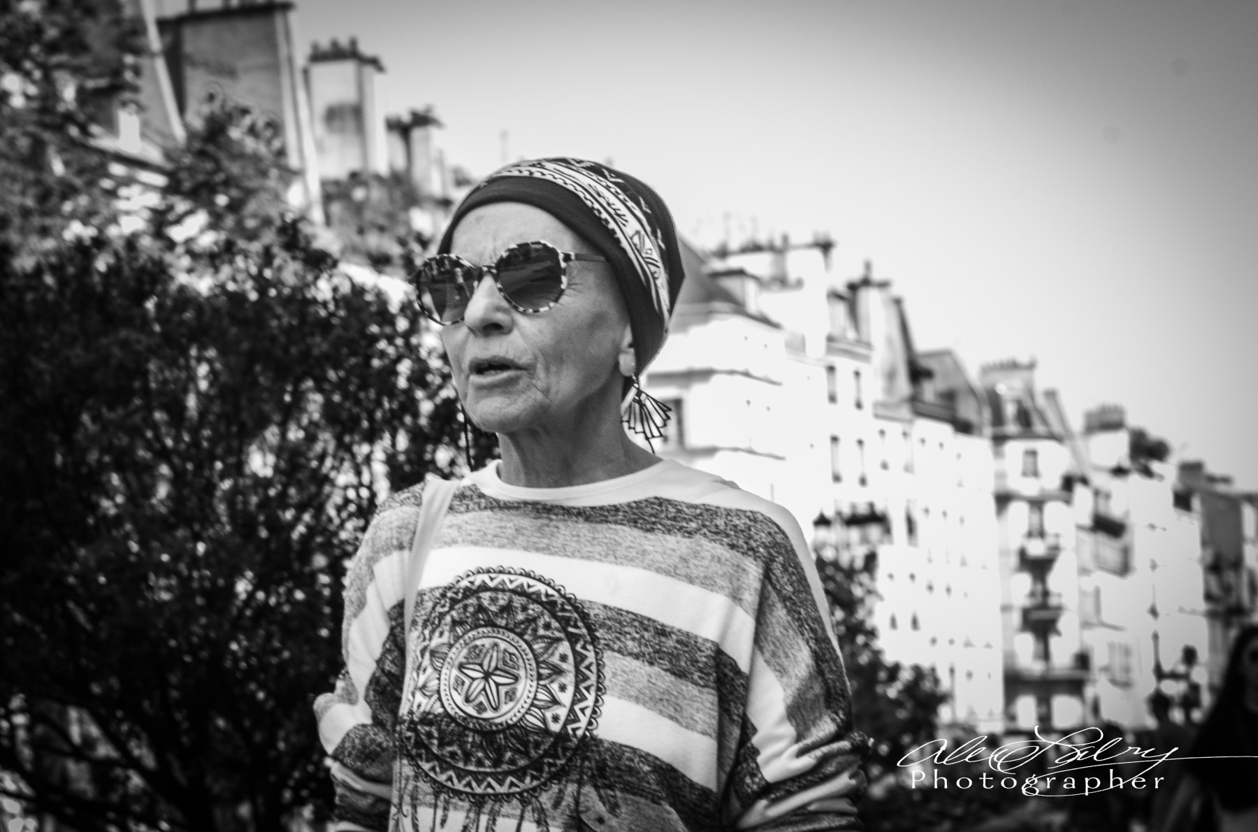 Woman, Marais Quarter, Paris, France