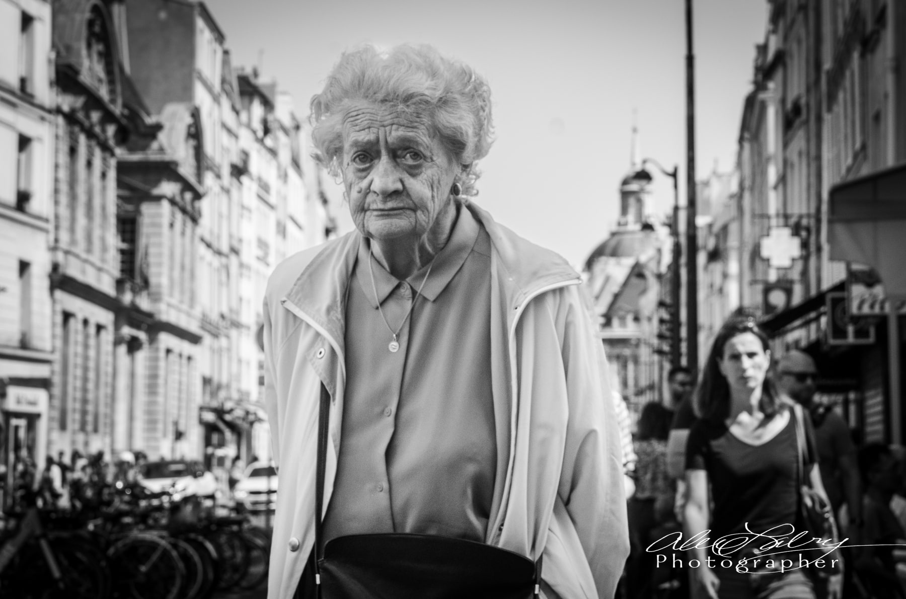 Woman, Marais Quarter, Paris, France