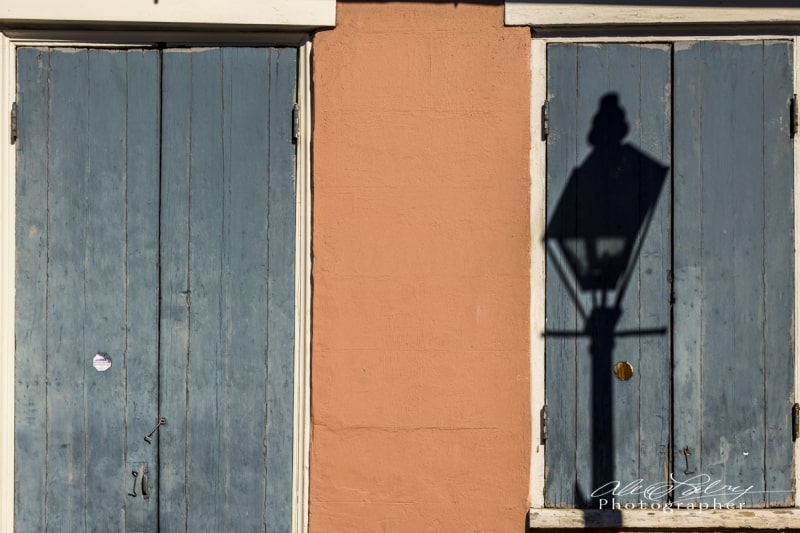 Lamp Shadow, French Quarter, New Orleans, 2017